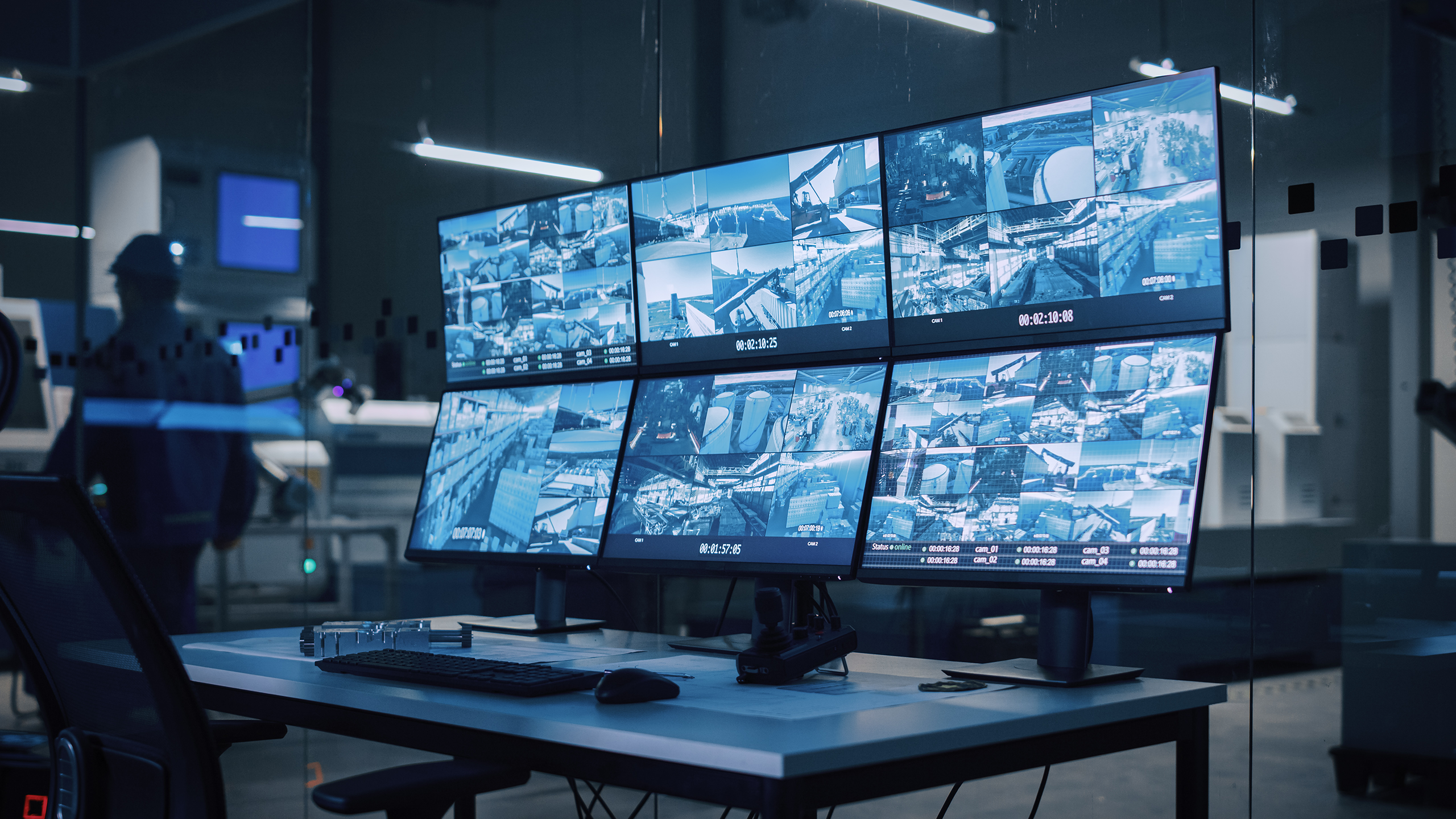 Video surveillance security camera system for business protection