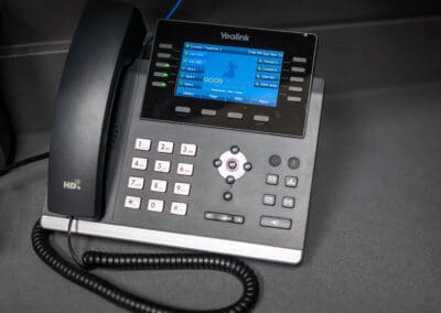 Yealink phone running 3CX from Kamadeyle Solutions